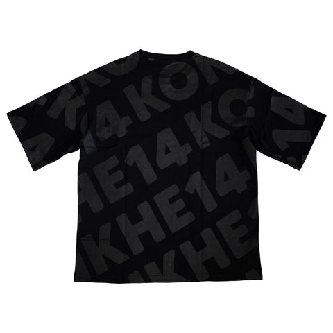 Konkhe 14 Premium Black on Black oversized T-shirts