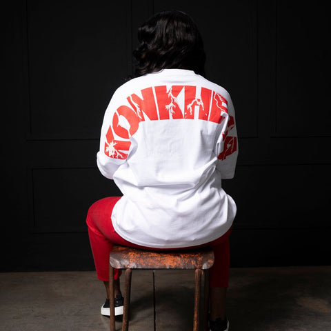 White konkhe 14 Branded oversized Unisex T-shirts