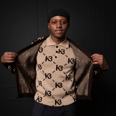 Konkhe 14 Unisex “K3 Branded”Knitted Cardigan Jerseys