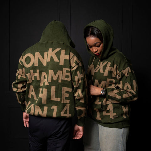 Konkhe kuhamba kahle Unisex Knitted Hoodies